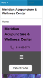 Mobile Screenshot of meridianacupuncture.net